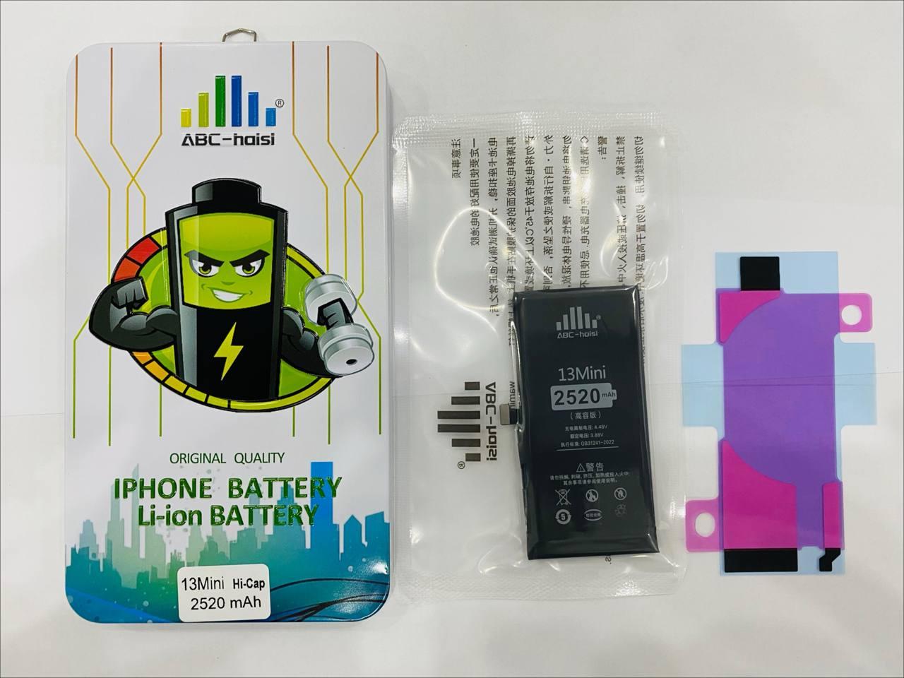 Pin iPhone 13 Mini ABC HaiSi (Hi-Cap (cao dung lượng)) — 2520 mAh